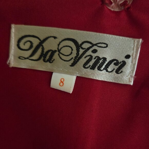 Y2K Gothic Vampy Prom Party Formal Dress Size S Red Black Lace Overlay Strapless - Picture 10 of 11